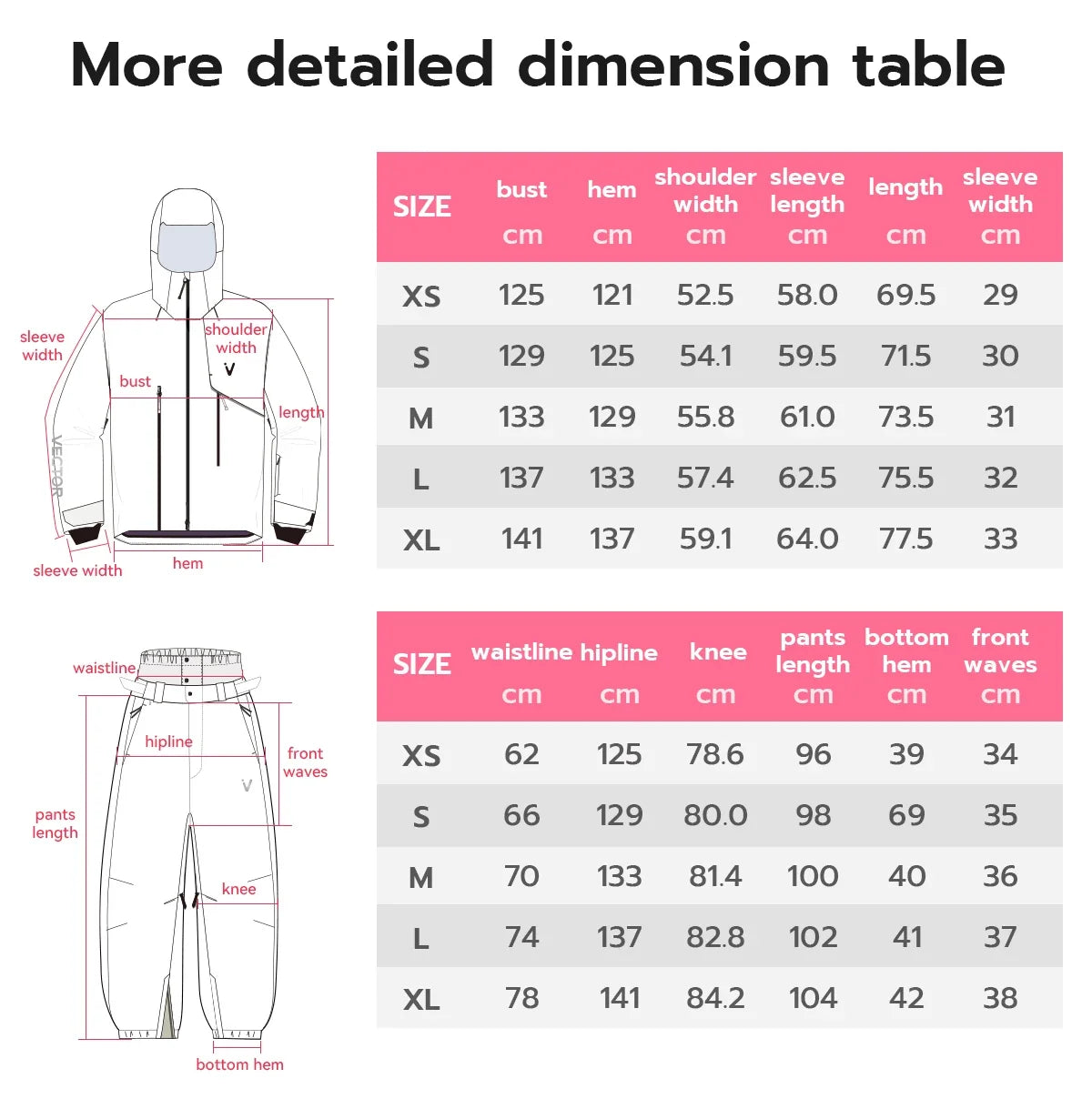 Men Women 3L Cotton Ski Jacket Ski Pants Winter Warm Windproof Waterproof Outdoor Sports Snowboard Ski Coat Trousers
