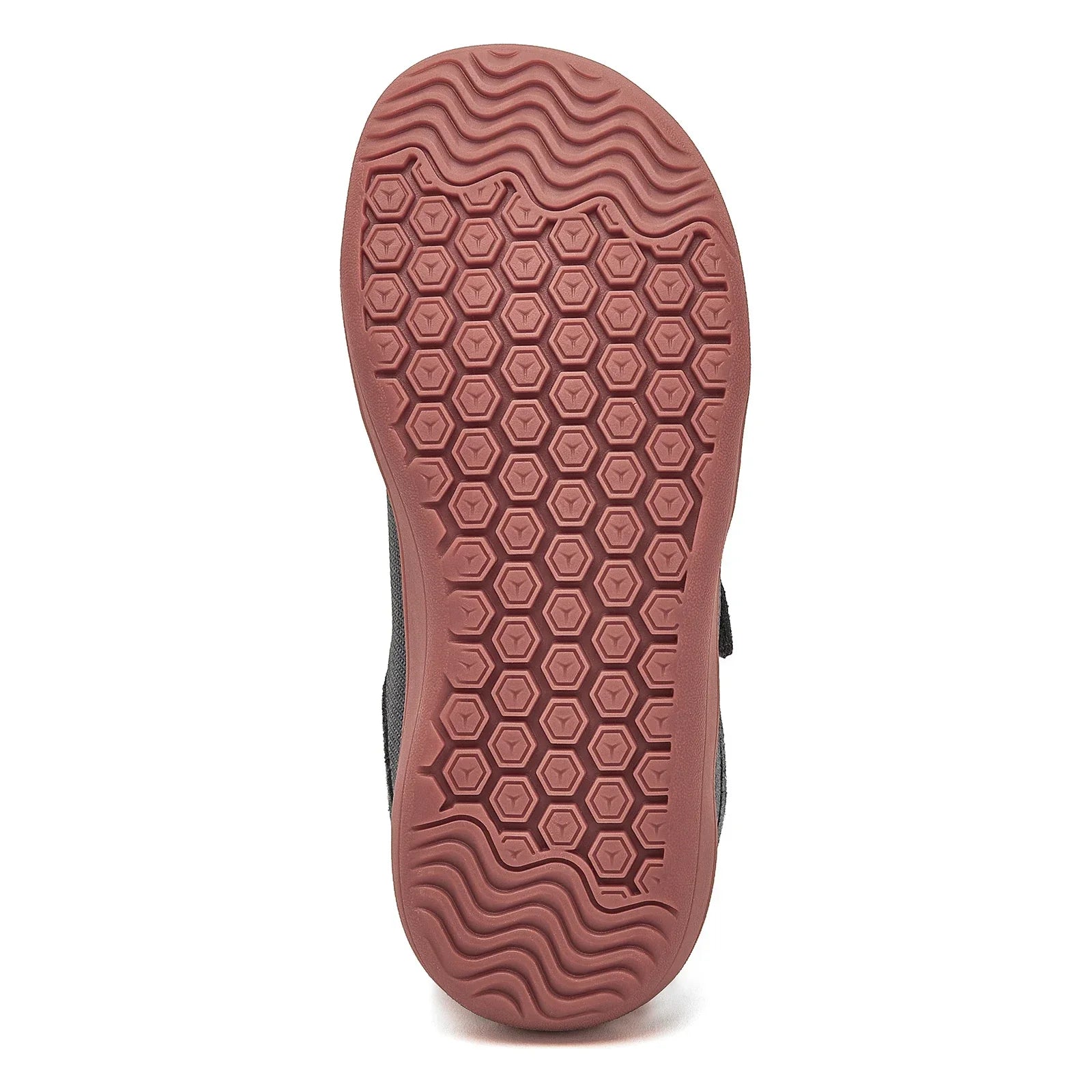 Kids Wide Toe Barefoot Shoes Little/Big/Kid Hook Loop Minimalist Sneakers Artificial Leather Mesh Lightweight Shoes