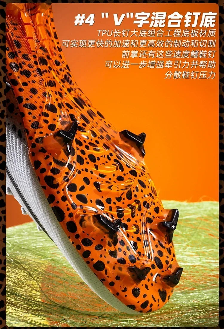 New Men Professional Football Boots Grass Soccer Shoes Outdoor Sport Non-Slip Training Shoes Match Sneakers Ultralight Unisex