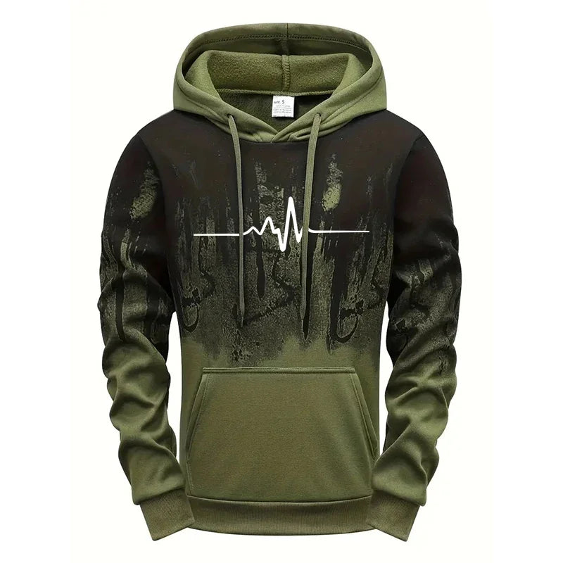 High Quality Men's Tracksuit Casual Jogging Men Versatile Sweatshirts Sweat Pants Fashion Comfort Daily Sports Simple Hoodie Set