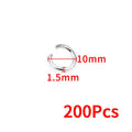 1.5mm Thick Stainless Steel Width 8mm 9mm 10mm 12mm  Open Jump Rings For Jewelry Making Supplies Accessories Findings Not Fade