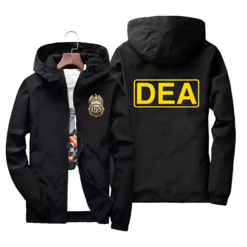High Quality Men's Thin Coat 2024 Spring Autumn Men's Casual Outerwear Printed Jacket Windbreaker Coat