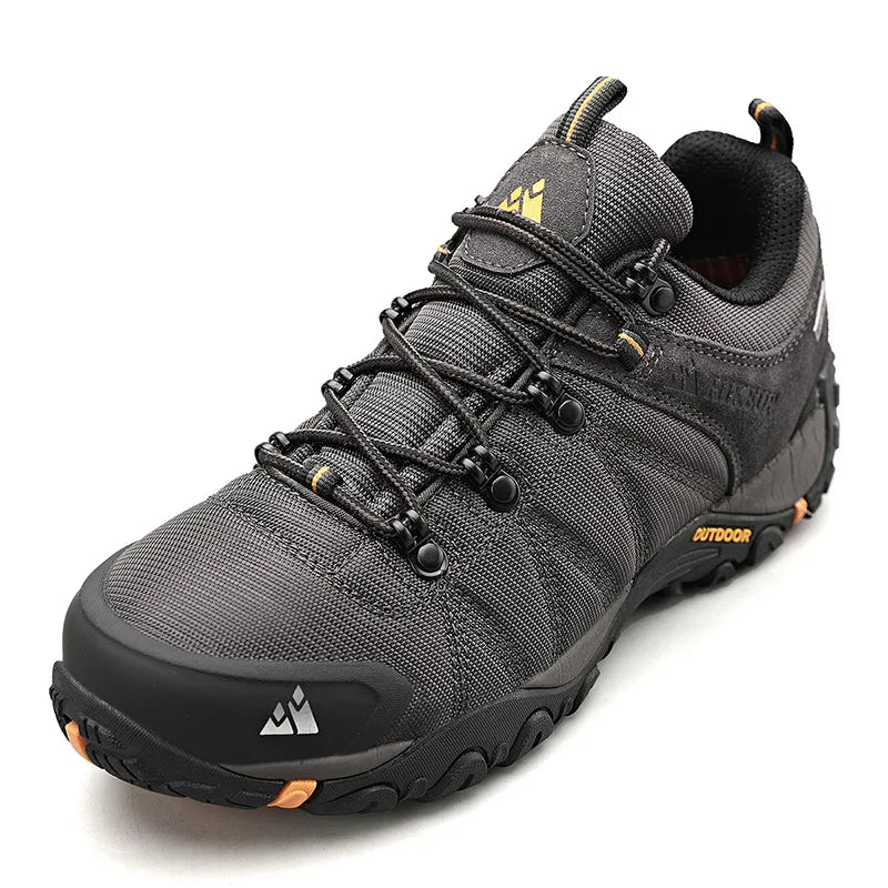 Non-slip Men Hiking Shoes Breathable Outdoor Wear Resistant Splashproof Climbing Men Sneaker Tourism Mountain Shoes