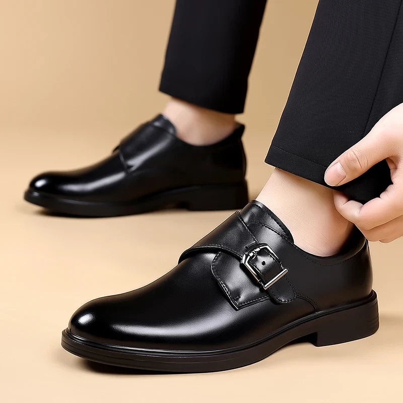 Classic Leather Men Loafers Fashion Man Casual Shoes Outdoor Slip on Flats Non-Slip Driving Shoe Business Moccasins Oxford Shoes