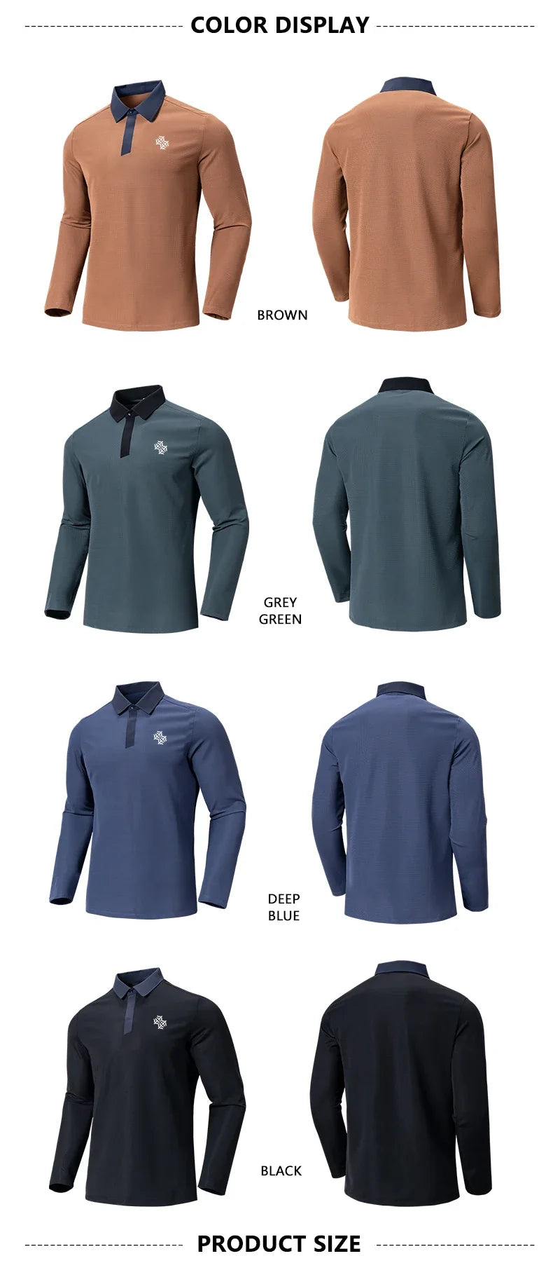 SBWL Autumn and Winter Fashion Outdoor Sports Long Sleeve Stand Collar T-Shirt Running Fitness Breathable Base Shirt Tops