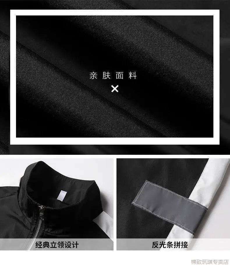 Sports Suit Men's Spring and Autumn Casual Running Sportswear Cardigan Casual Sweater Three-piece Suit