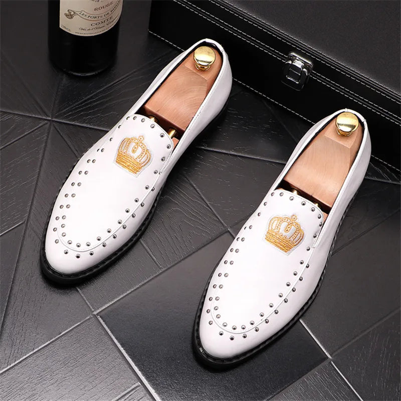 New Arrival Men's Shoes Luxury Designer Leather Casual Driving Oxfords Flats Shoes Mens Loafers Moccasins Italian Shoe For Men