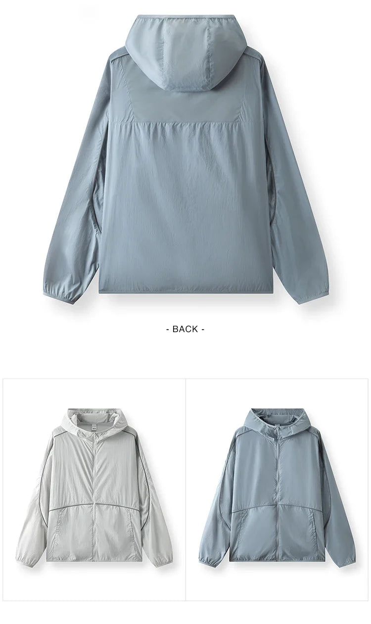 Sun Protection Jacket Men Outdoor Lightweight Cool Feeling Triple Protection 2025 New Summer Top
