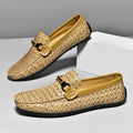 Fashion Leather Men Casual Shoes Breathable Slip on Dress Shoes High Quality Loafers Lightweight Driving Shoes Zapatos Hombre