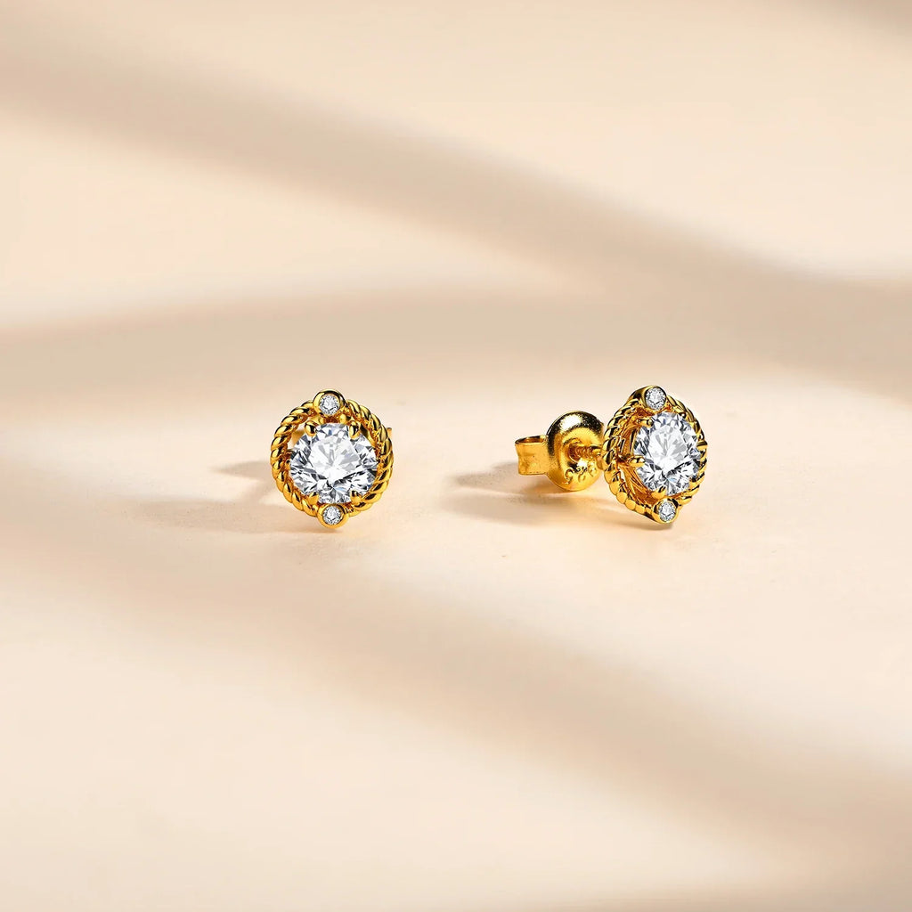 Fashion D Color Moissanite Earrings Real 925 Sterling Silver Passed the Diamond Tester Earrings for Women for Gilft New