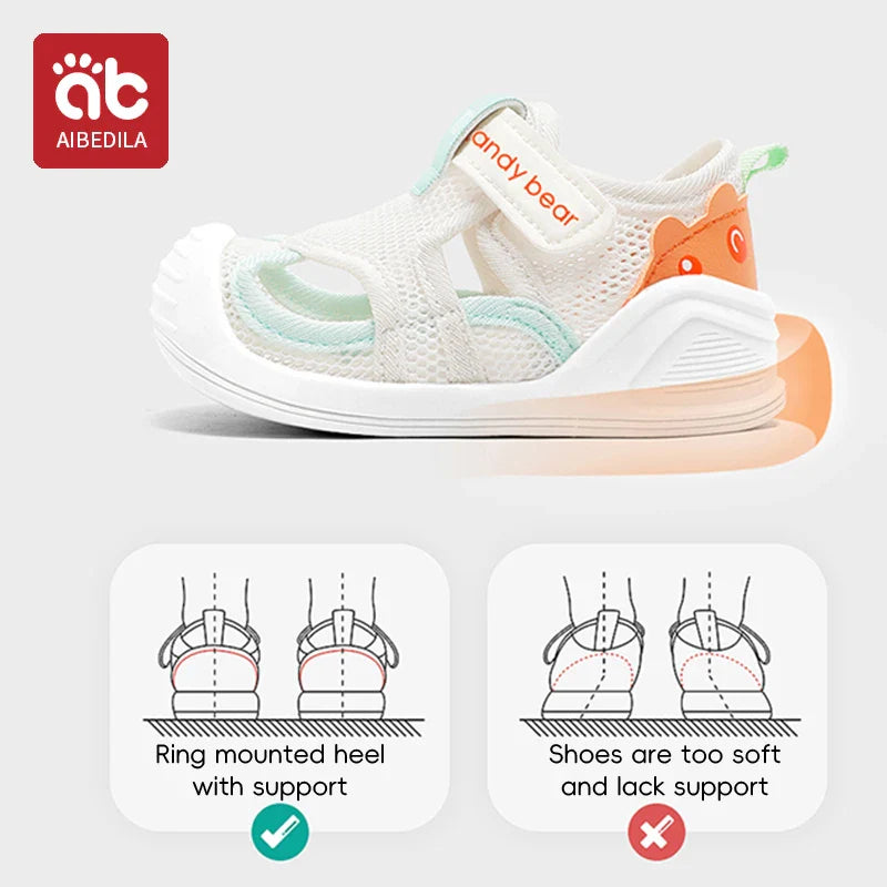 Baby Walking Shoes Summer Boys Mesh Shoe 1-3 Year Girls Sandals Soft Sole Aanti slip Children Casual Shoe Lightweight Baby Shoes