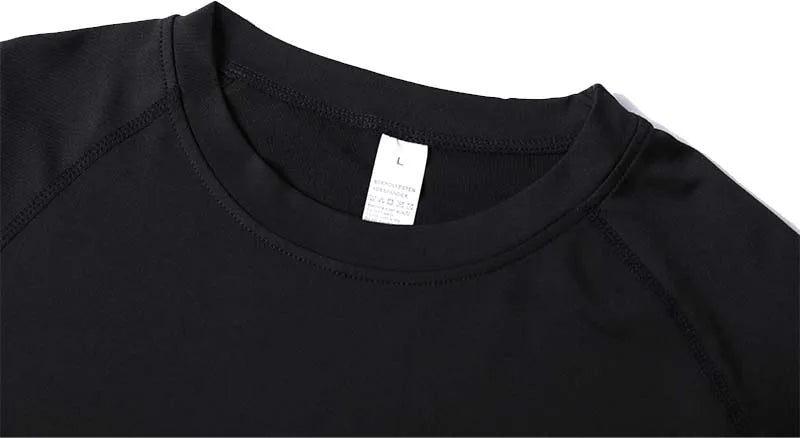 Men's Long Sleeves T-shirt Fitness Sportswear Spring Autumn Athletic Quick Dry T-shirt Gym Running Sports Outdoor Tops for Men