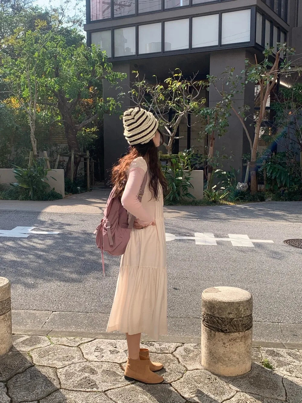 Spring 2025 Chic A-Line Dr Korean Sle Long Svel Women's Faionable Gown Ele Personali Commute Suitable Dr
