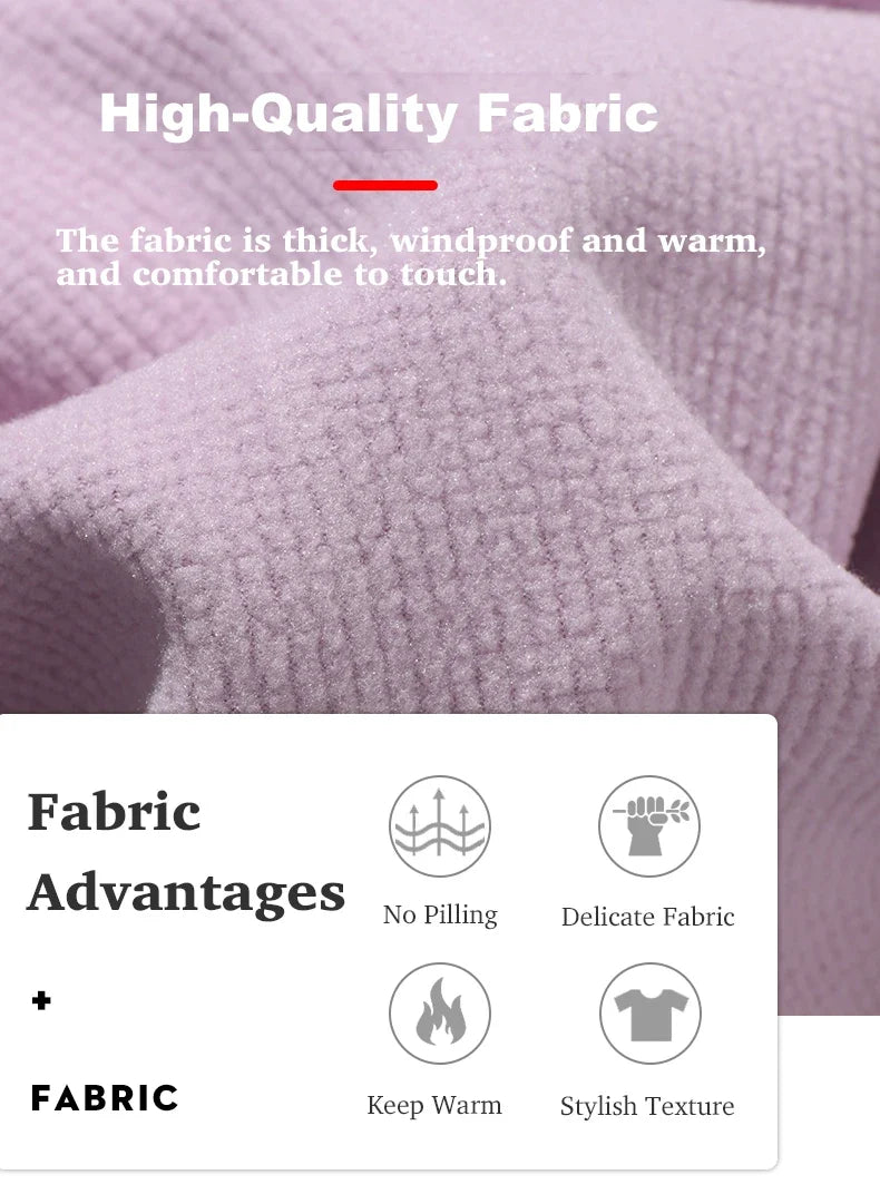 Waterproof Fleece Jacket Women Windproof Thermal Soft Shell Coat Outdoor Hiking Camping Climbing Trekking Windbreaker