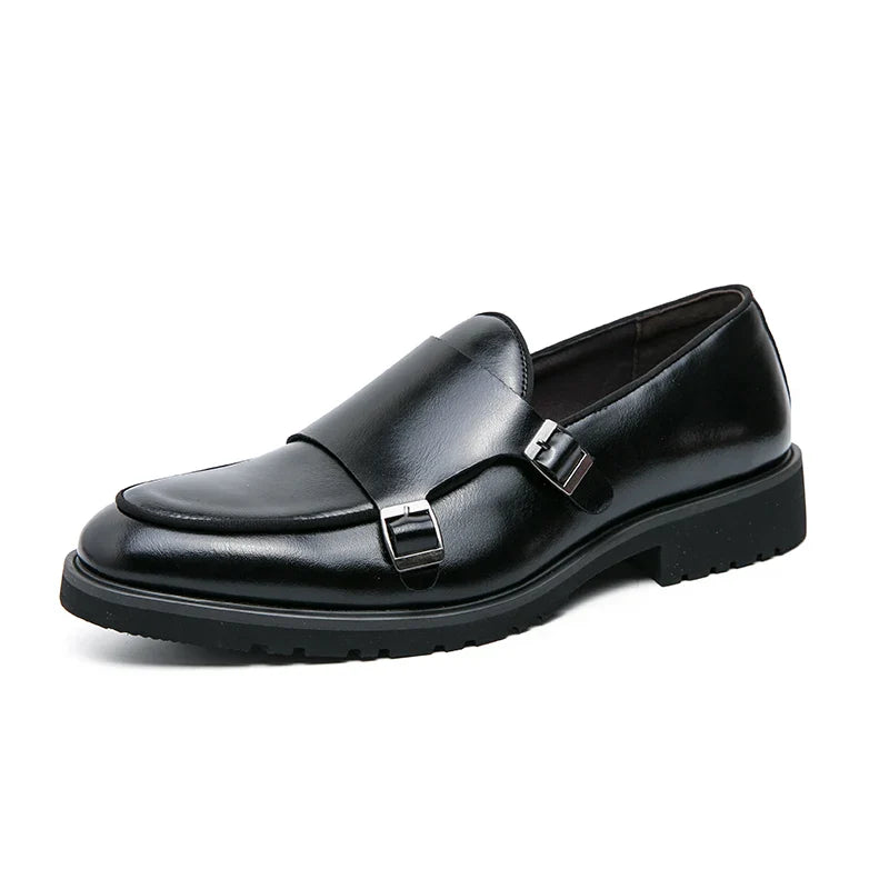 2026 Man Split Leather Shoes Rubber Sole Man Business Office Male Dress Lether Shoes Genuine Leather Wedding Party Shoes Plus 46