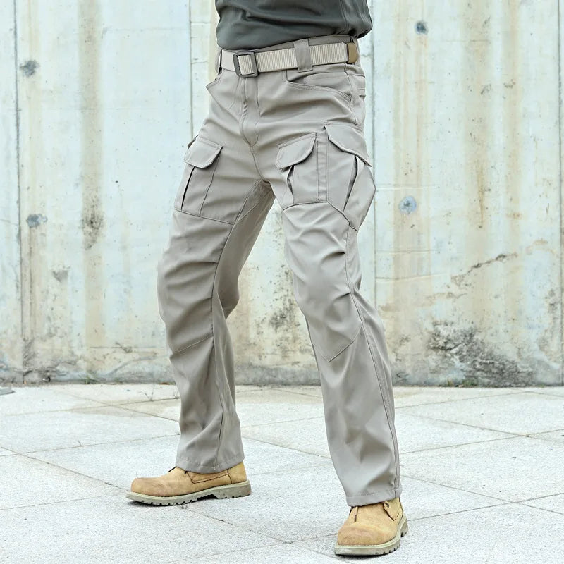 Men's Military Tactical Casual Pants Waterproof Combat Cargo Trousers Multi-pocket Casual Pant Outdoor Training Overalls Male