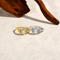 Luxury Moissanite Rings Oval Cut 925 Sterling Silver Ring Women Bow Design For Engagement Wedding FineJewelry Certified