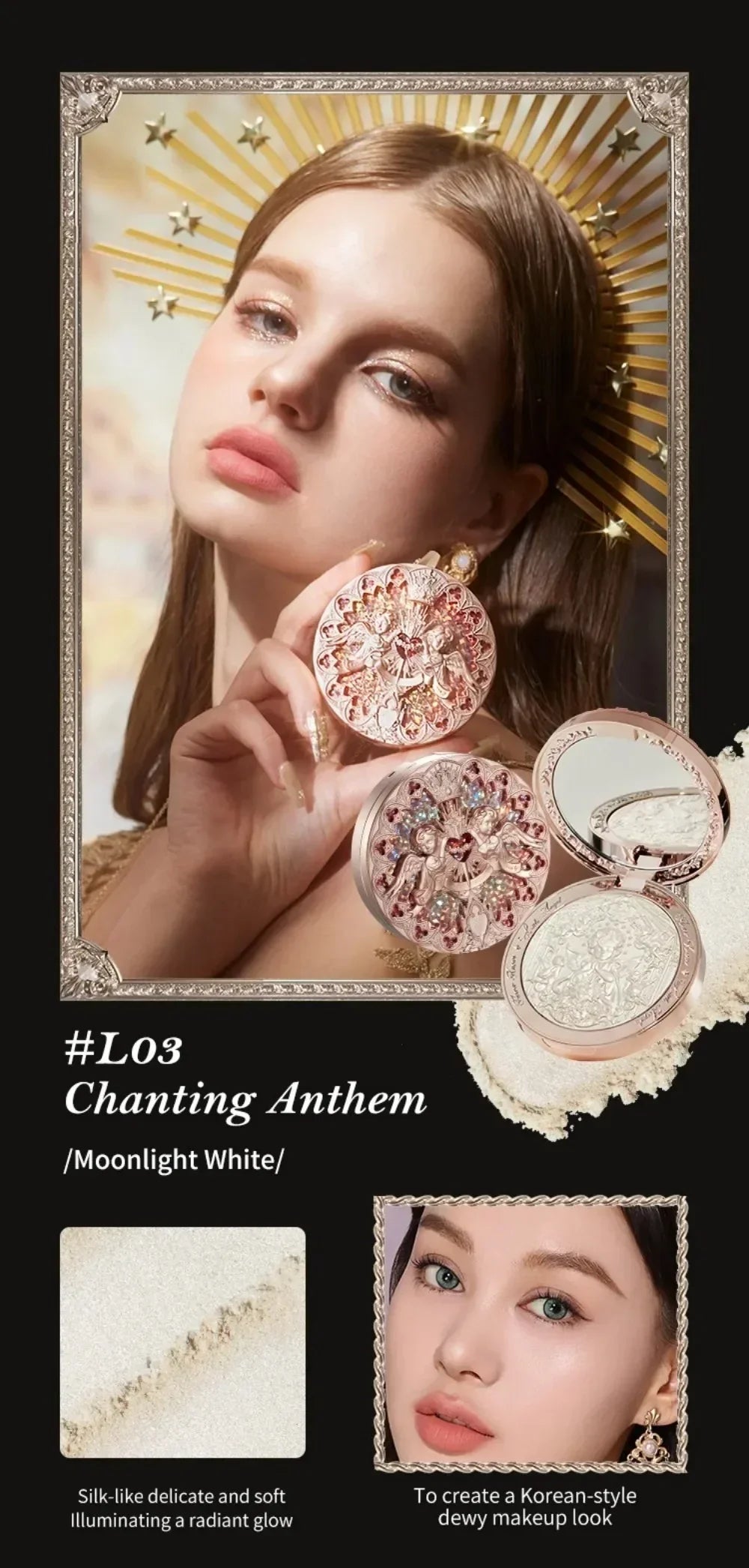 Little Angel Collection Makeup Gift Box Eyeshadow Blush Cream Matte Lipstick Full Kit All