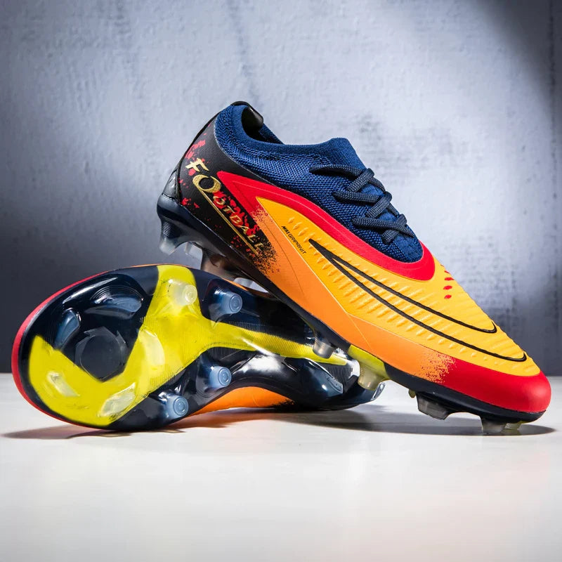 New Men Football Boots Ankle Professional Non-Slip TF/FG Soccer Shoes Boys Sneakers Match Comfortable Sports Shoes Unisex