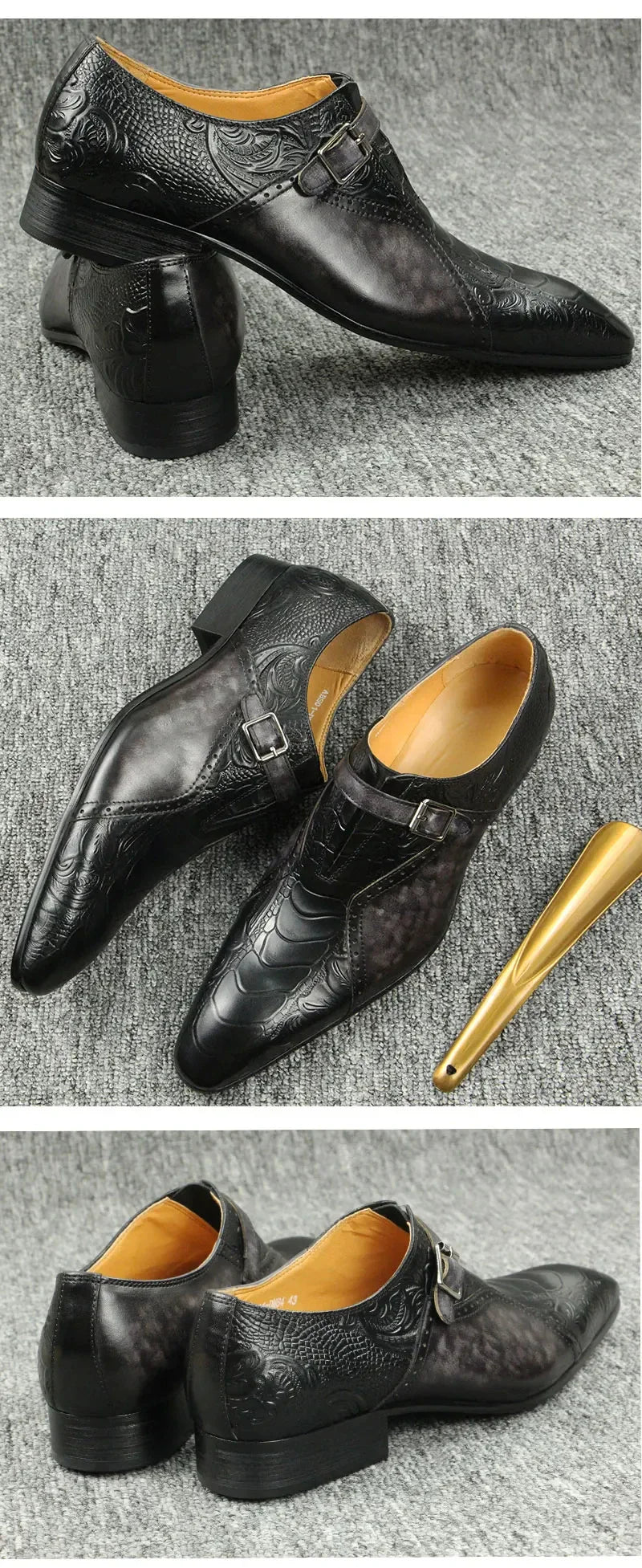 Men's Genuine Leather Loafers Soft & Comfortable Formal Shoes for Office, Wedding, Party Spring & Summer Dress Shoes | Hot Sale