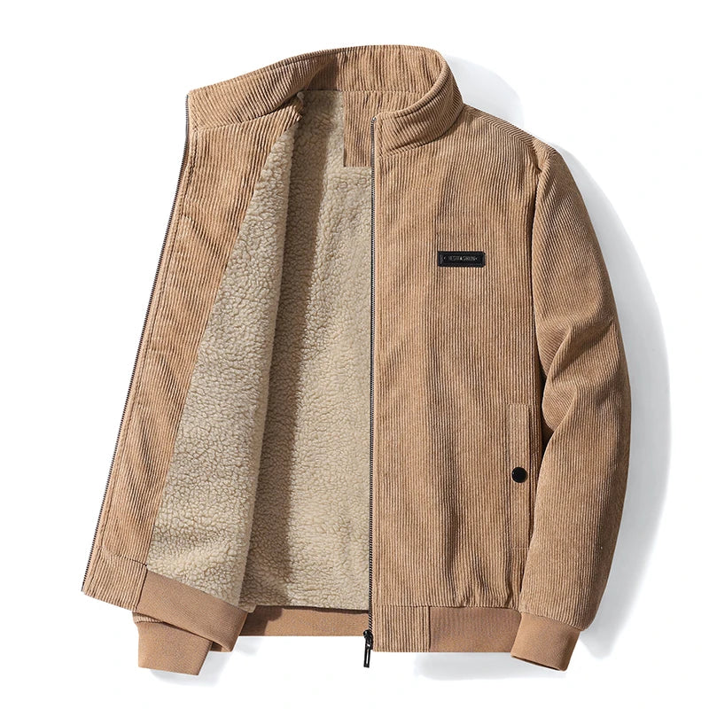 Men 2025 Winter Brand Thick Warm Fleece Jacket Men Fashion Windproof Outdoor Coat Men Autumn Outwear Classic Casual Jacket Men