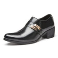 Retro Brown Men's Formal Leather Shoes – Classic Business & Wedding Footwear