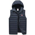 Autumn Winter Exported to Japanese Men Women Embroidery Logo Wearing Sleeveless Vest High-quality Classic Quilted Zipper Jacket