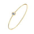 0.5Carat D Moissanite Bangle Bracelet Sterling Silver 925 Charms Fine Jewelry for Women Classic Valentine's Day Birthday Gift