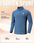 Autumn High Quality Men's Running Fitness Outdoor Sportswear Fashion Business Casual Breathable Long Sleeve T-Shirt Tops