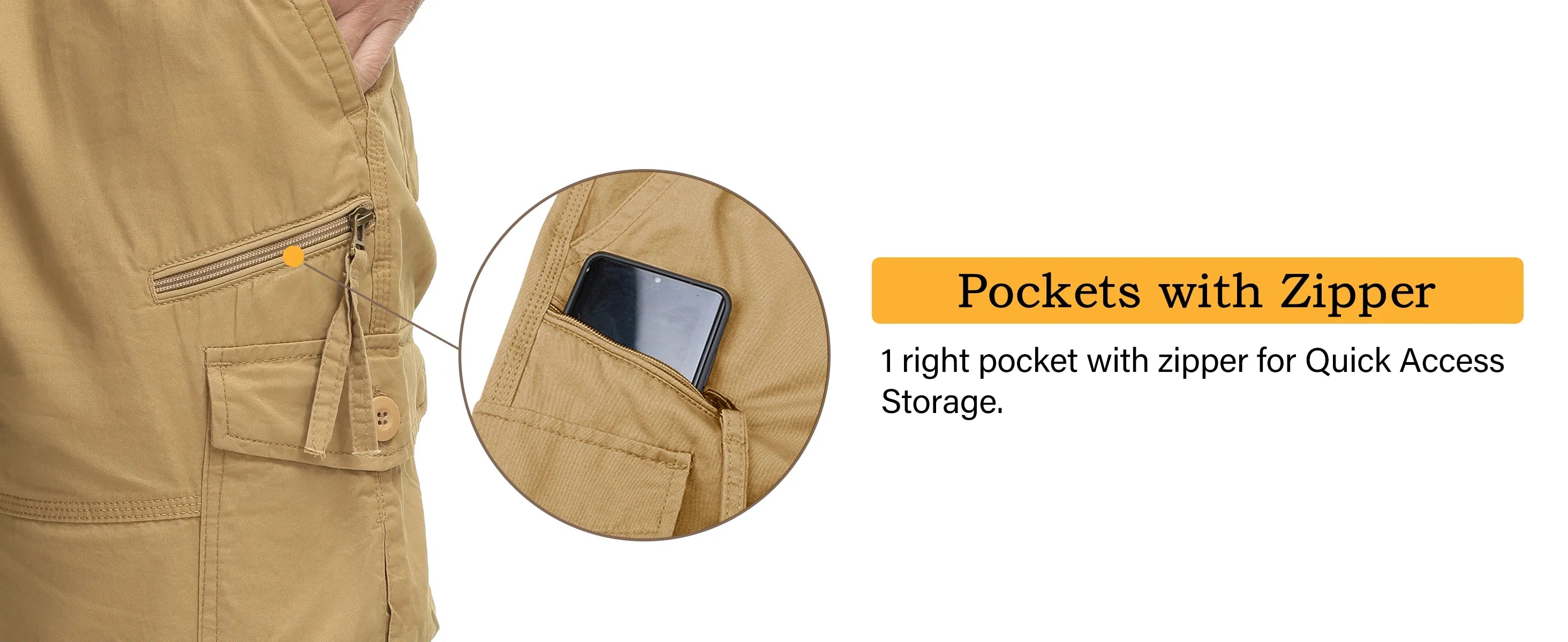 Below Knee Length 3/4 Long Shorts Men's Outdoor Capri Pants Multi Pocket Summer Twill Work Cargo Pants Man