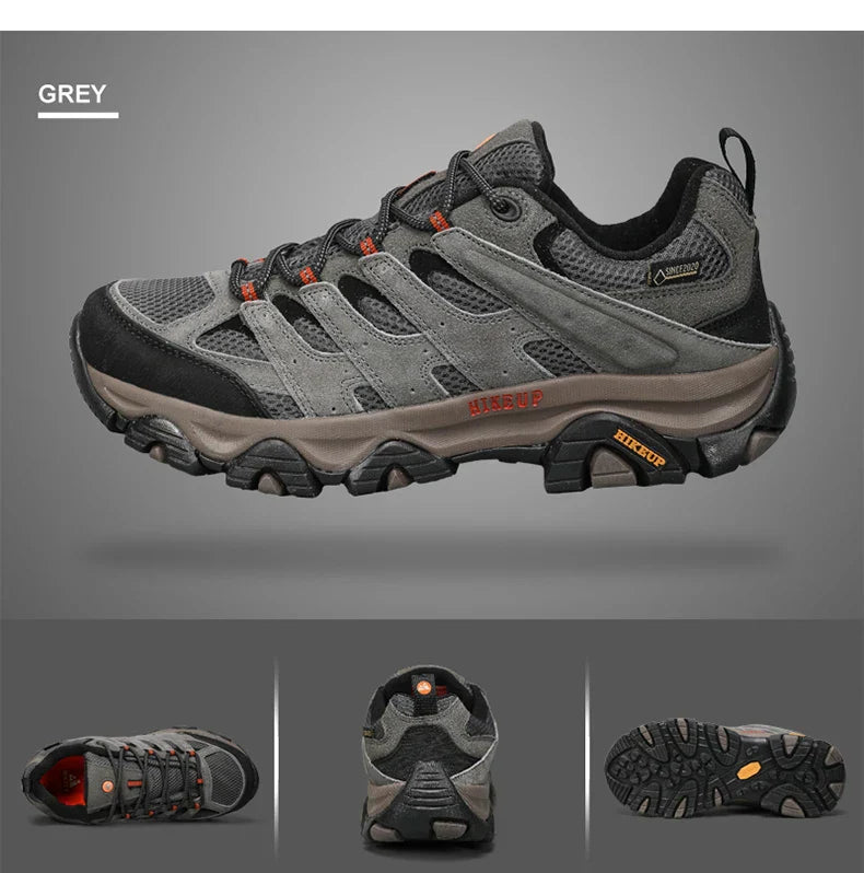 Men Hiking Shoes Designer Climbing Trekking Sneakers for Men Leather Outdoor Sports Work Man Shoes Run Shoes