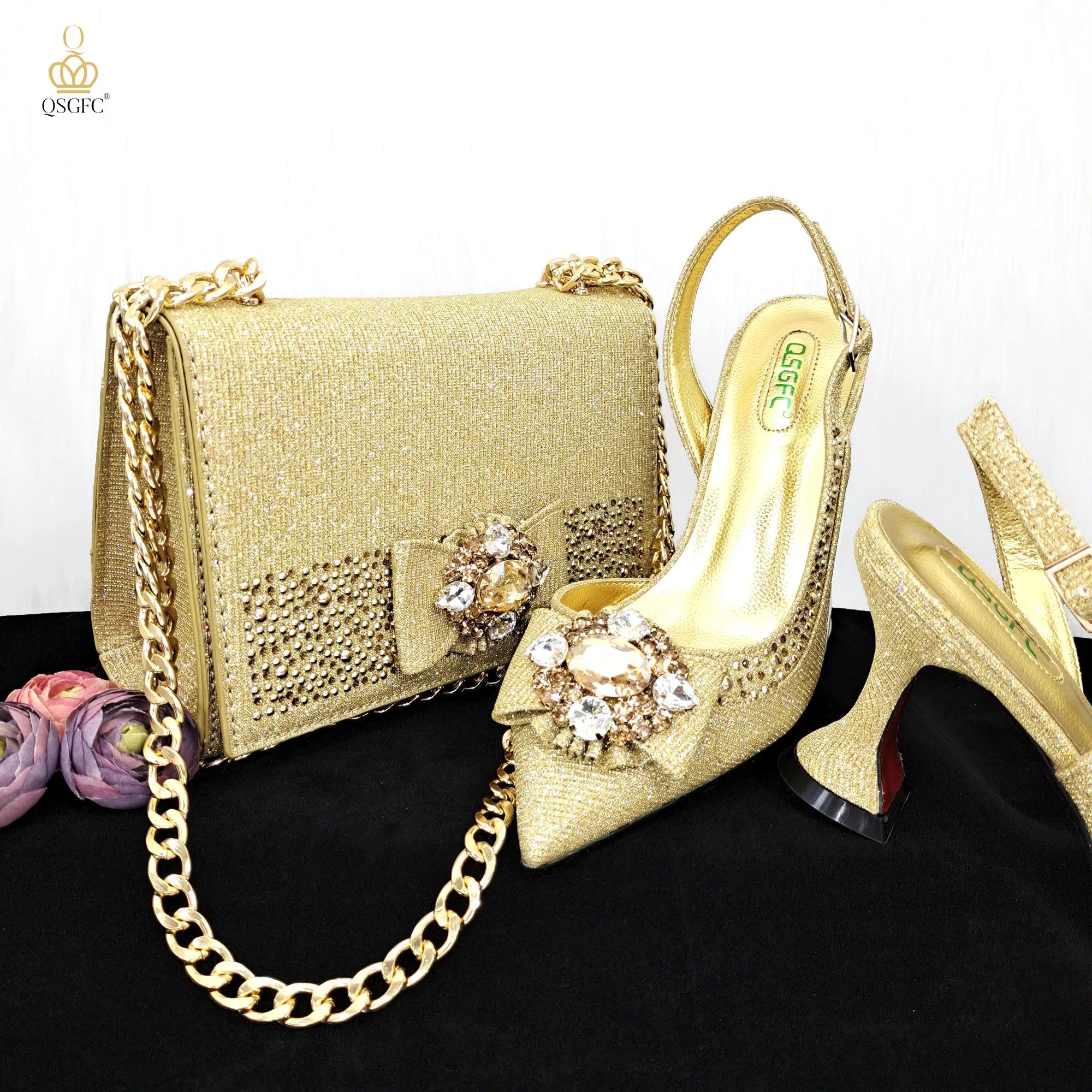 Noble Dual-Purpose Three-Dimensional Bag And Ladies Heels