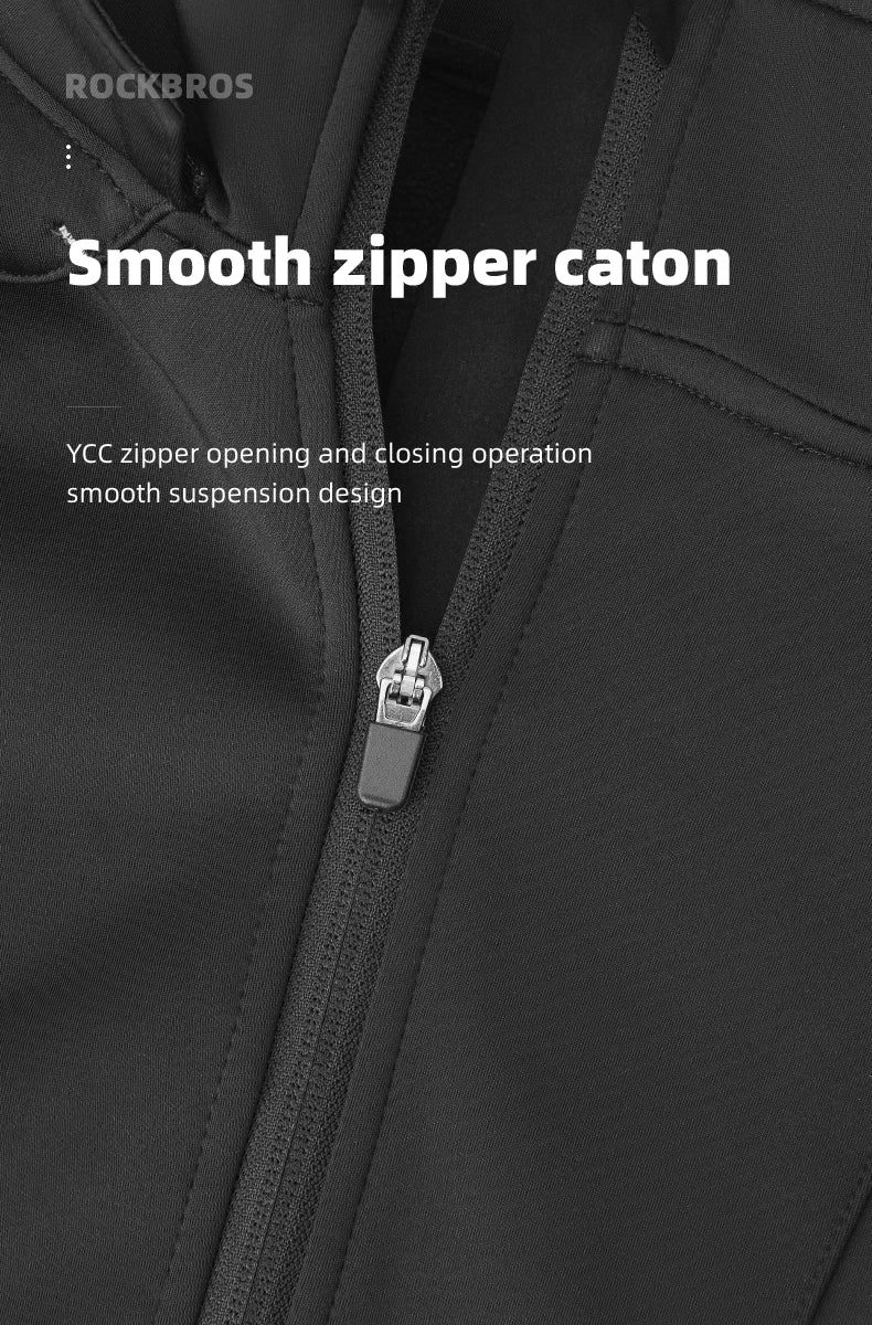Bicycle Jacket Winter Cycling Clothing Thermal Fleece Long Sleeve Cycling Bike Clothing Warmer Windproof Sportswear