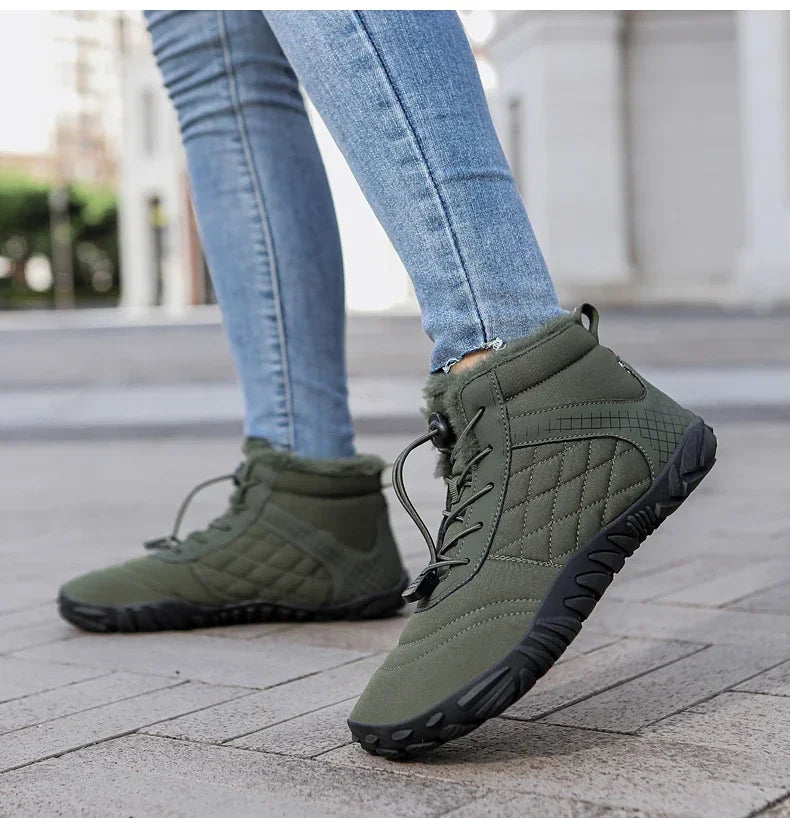 Brand New Winter Boots for Men Women Snow BareFoot Outdoor Non-slip Warm Fur Casual Sneakers Plus Size Ankle Boots Hiking Shoes
