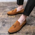 New men's black moccasin one-pedal loafers men's brown business dress shoes Italian wedding dress shoes 38-48 size.