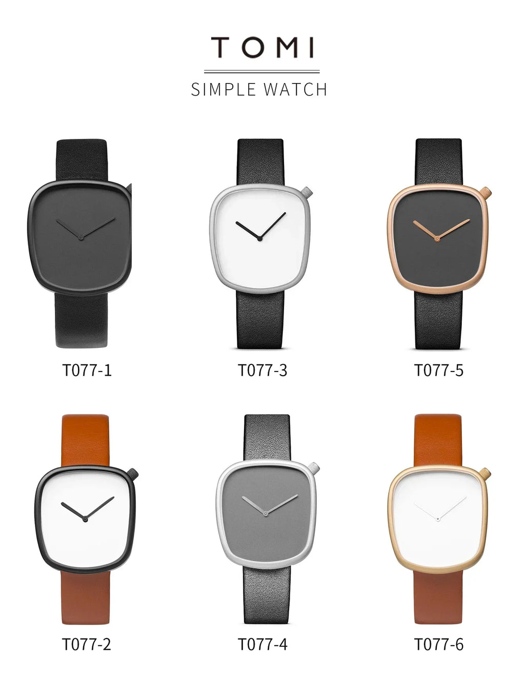 Watch Minimalist Men's Square Fashion Ultra thin Watch Minimalist Women's High Quality Elegant Quartz Watch Clock Gift