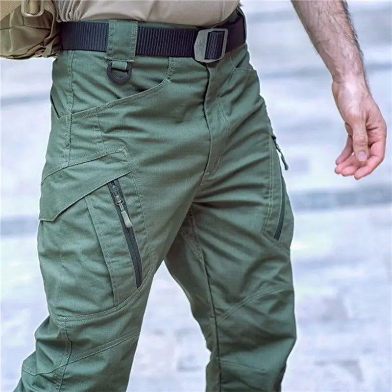 Summer Casual Lightweight Army Military Long Trousers Male Waterproof Quick Dry Cargo Camping Overalls Tactical Pants Breathable