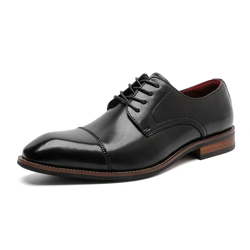 2023 High Quality Handmade Oxford Dress Shoes Men Genuine Cow Leather Suit Shoes Footwear Wedding Formal Italian Shoes Hot