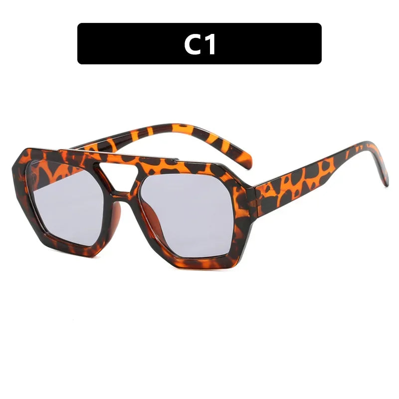 Fashion Sunglasses Luxury Designer Colored Lenses Sun Shade Glasses for Women Vintage UV400 Brand Sun Glasses