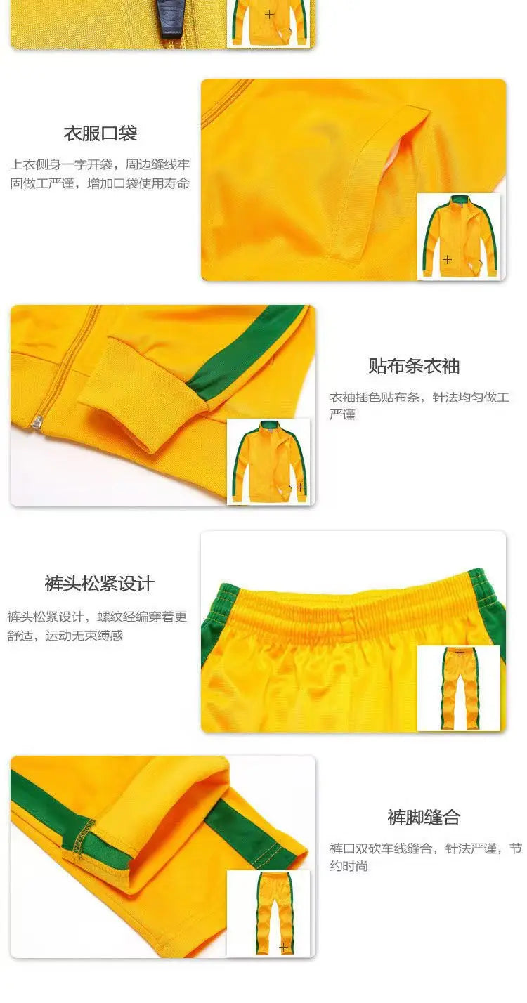 2Pcs Set Men's Sweatsuit Sportswear Tracksuit Men Jacket and Pants Sets Training Suit Autumn Winter Spring Sporting Track Suit
