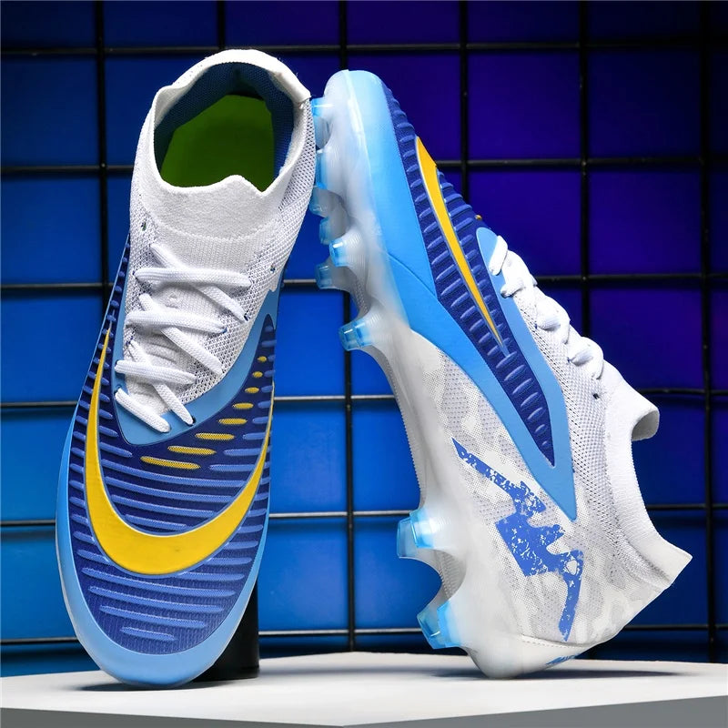 New Men Football Boots Training Breathable Soccer Shoes Wholesale Unisex Professional Ultralight Indoor Futsal Drop Shipping
