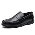 2026 Summer Mens Leather Loafers Slip on Casual Shoes Breathable Moccasins Comfortable Walking Office Flats Male Walking Shoes