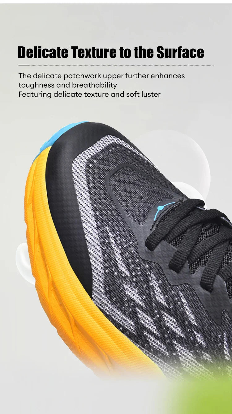 Men's Marathon Shoes Running Shoes Breathable High elasticity Cushioning Male Lightweight Sports Shoes Fitness Training