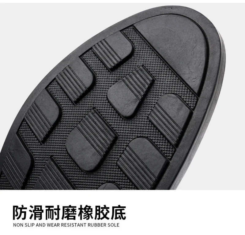 Leather Shoes Men's Four Seasons Business Formal British Casual Commuting Style Black Heightening Wedding Groom's Shoes New