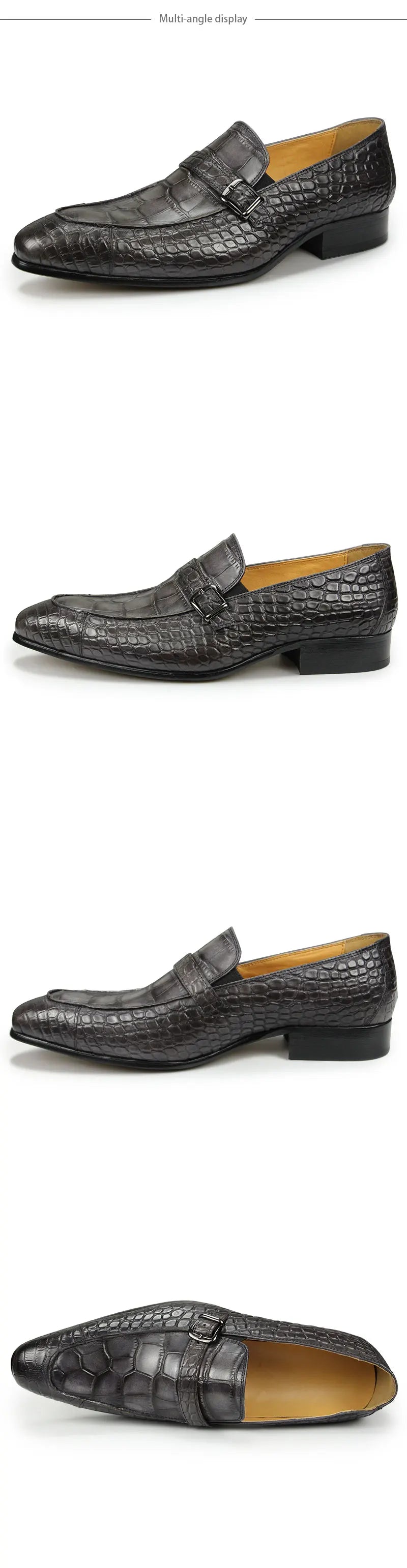 Men Genuine Leather Oxford Shoes|Formal&Casual Dress Shoes|Comfortable Driving Shoes|Handcrafted Men's Business & Party Footwear