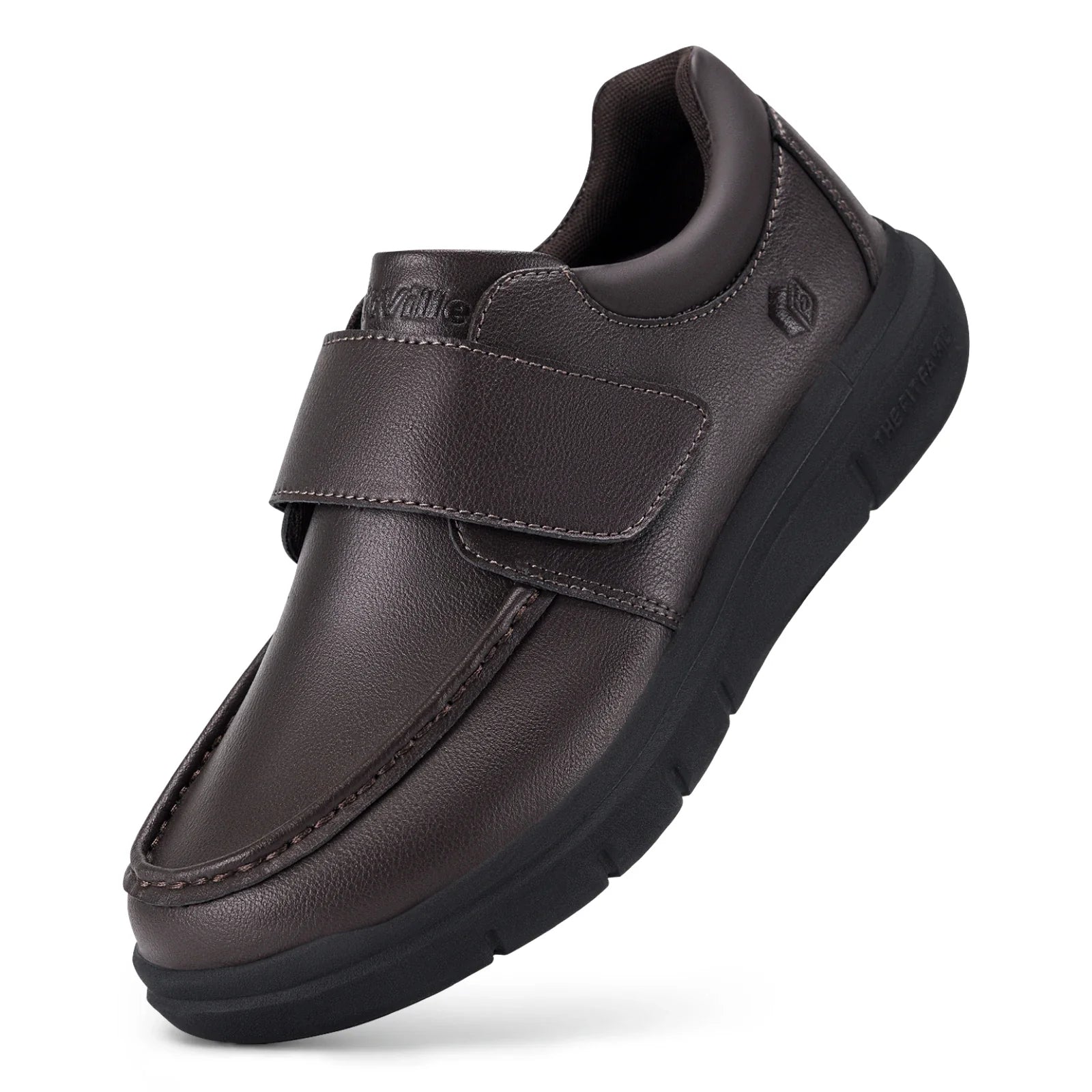 Wide Fit Men's Leather Shoes Diabetic Walking Shoes Oxford Shoes Formal Business Shoe Comfortable All Day Wear