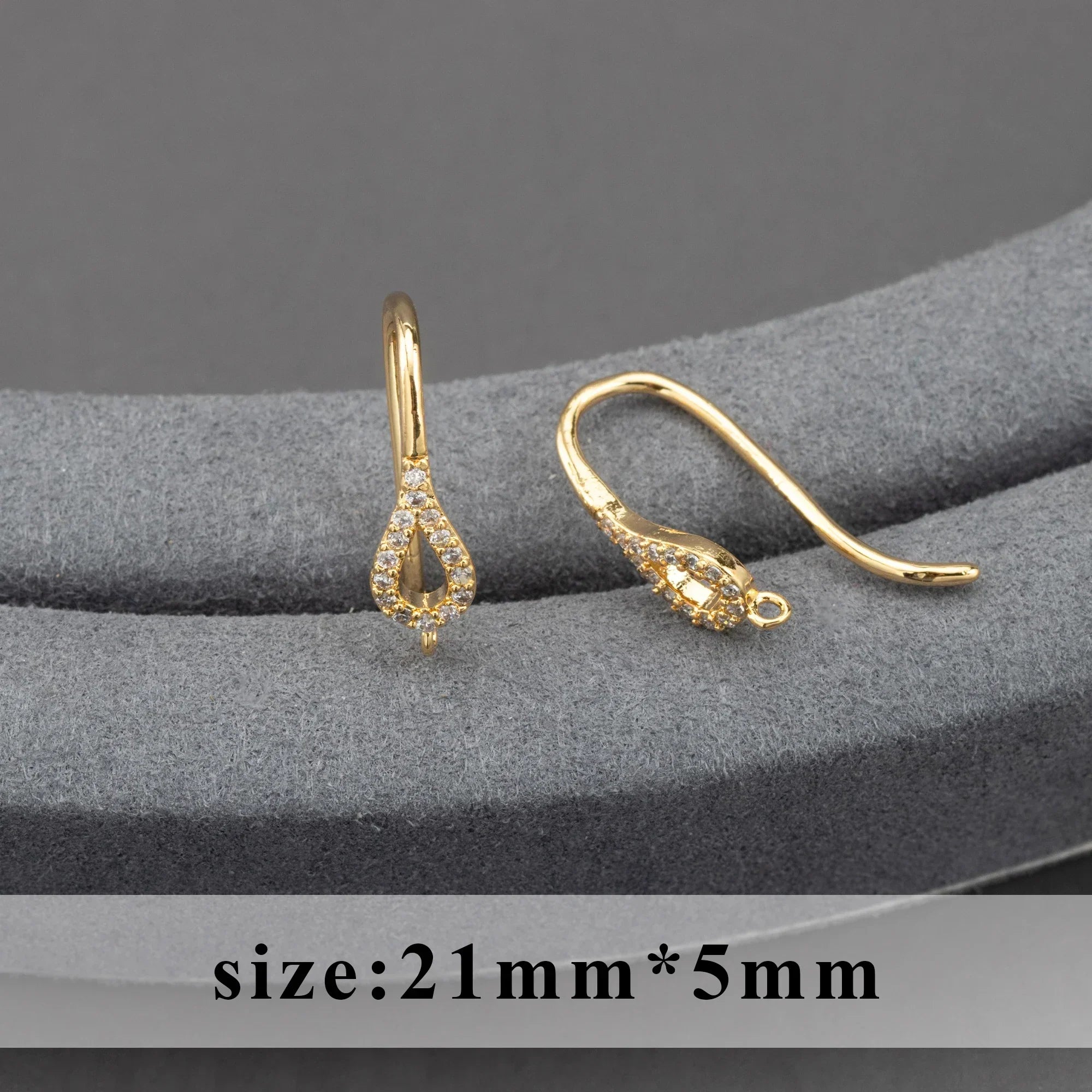 20pcs/lot M800 jewelry accessories,pass REACH,nickel free,18k gold plated,copper,connector,diy earrings,jewelry making