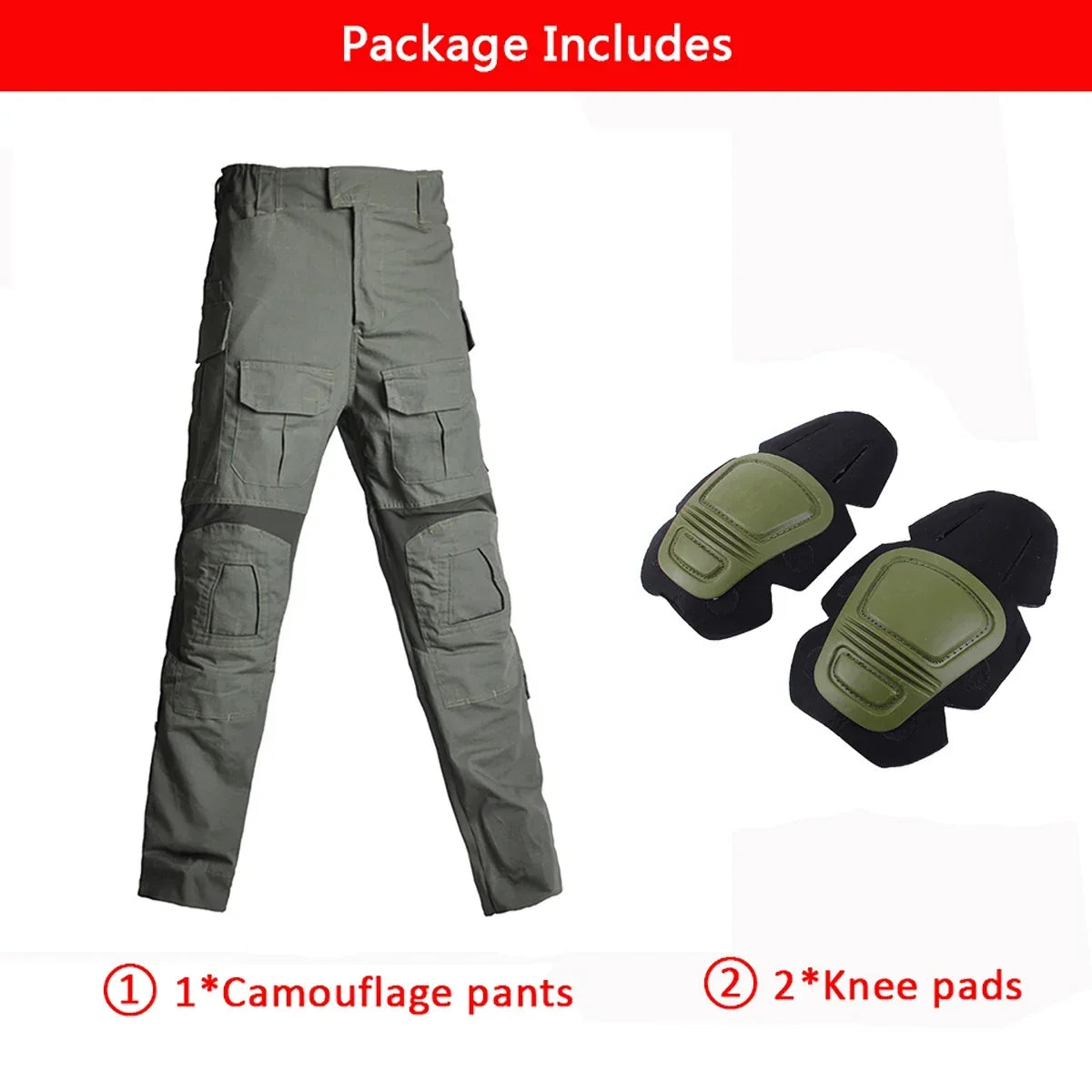 G3 Combat Pants +Pads Elastic Sport Pant Tactical Gear CP Climbing Camo Outdoor Tactic Pants Airsoft Cargo Casual Work Trouser