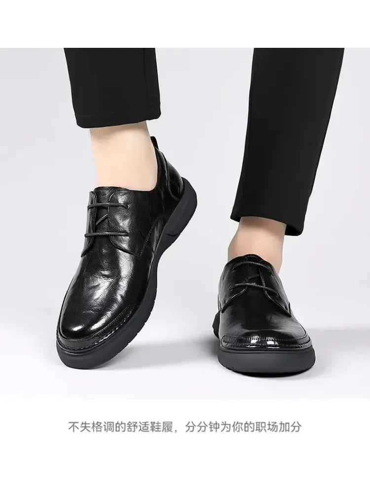 Men’s Classic Leather Dress Shoes – High-Quality Formal Footwear for Adults