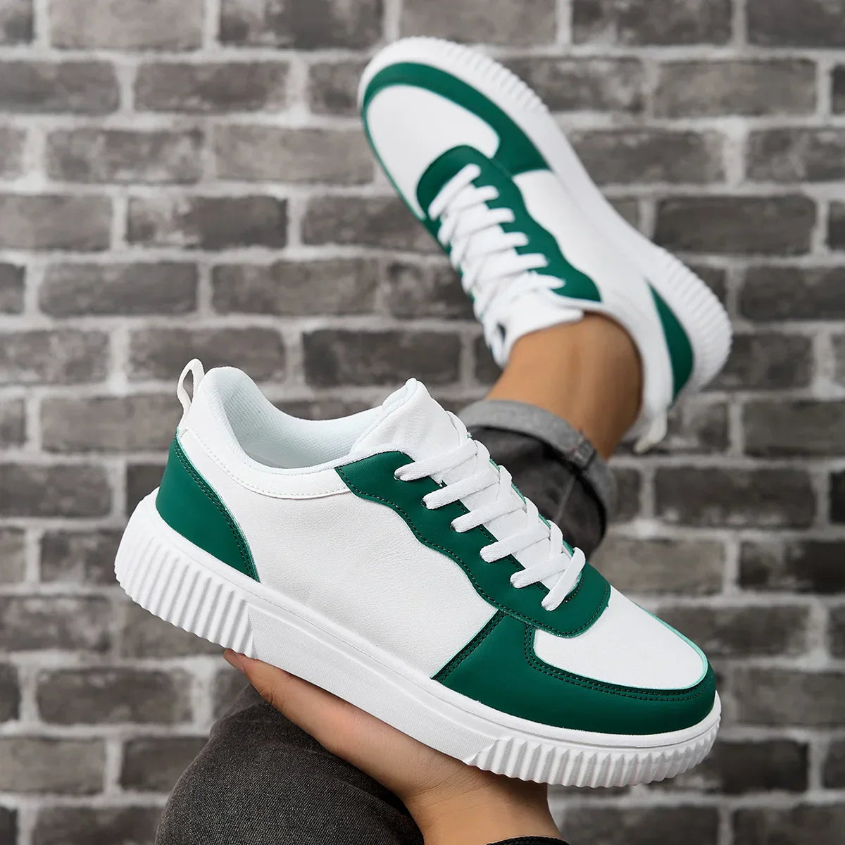 Women's Casual Shoes Breathable Walking Flat Shoes Sneakers White Female Footwear Sports Running Outdoor Walking For Men Tennis